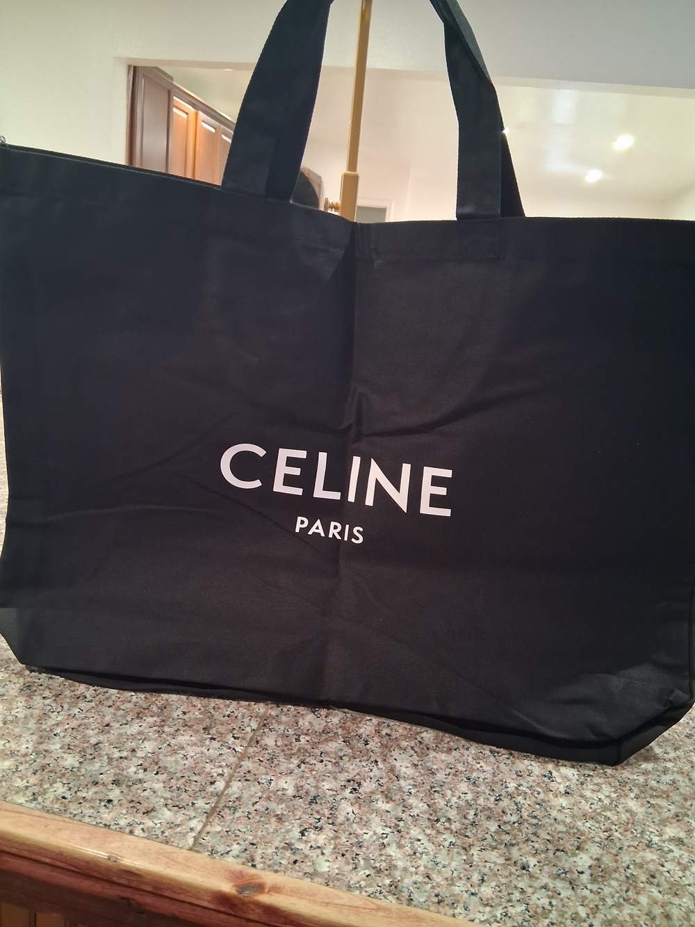 CELINE VIP/GWP Paris Black Canvas Tote Bag.New - Picture 4 of 8